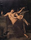 Cupid Canvas Paintings - Cupid Disarmed